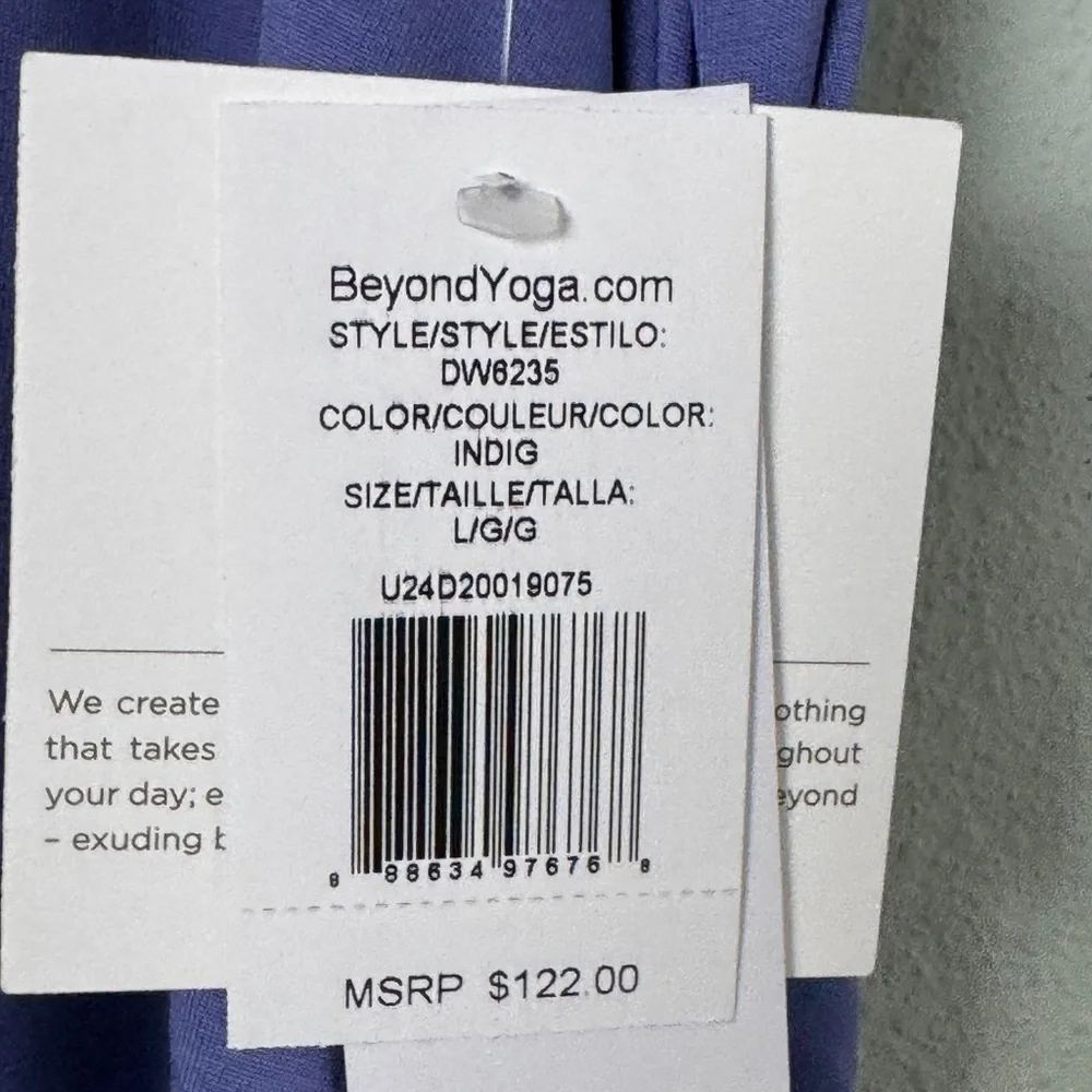 NWT Beyond Yoga Spacedye Icon Midi Dress in Indigo Size Large - Picture 14 of 16